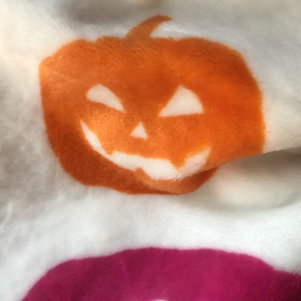 COLORFUL Jack O Lantern Pumpkins Halloween Throw Blanket